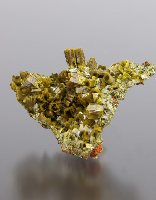 Pyromorphite- Daoping mine area, Guilin, Guangxi Zhuang, China (P01)
