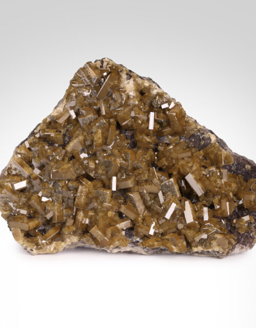 Barite on Fluorite: Xiefang mine, Ruijin County, Ganzhou, Jiangxi Province, China