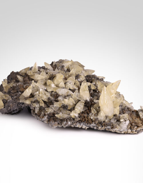 Calcite, Pyrite, Galena: "Golden Pocket", Cemetery Ridge Development, West Orebody, Sweetwater mine, Reynolds County, Missouri, USA