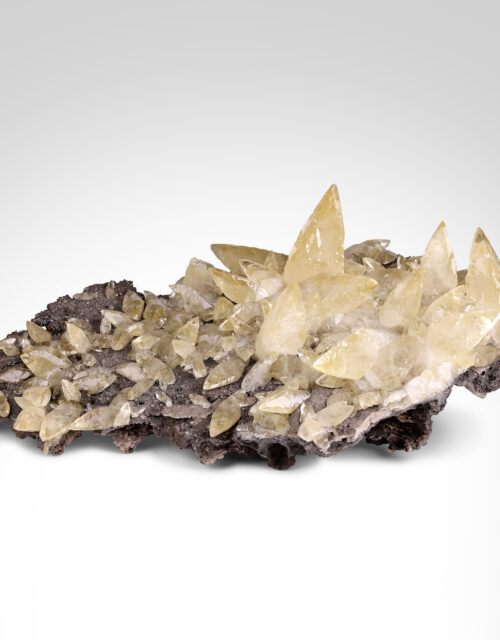 Calcite, Pyrite, Galena: "Golden Pocket", Cemetery Ridge Development, West Orebody, Sweetwater mine, Reynolds County, Missouri, USA