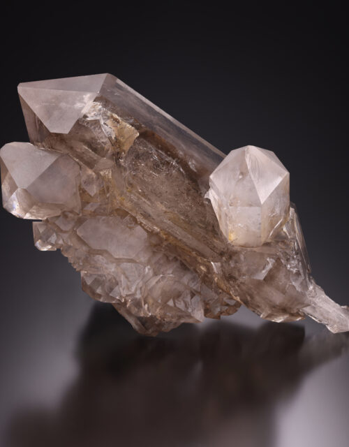 Smoky Quartz: Baixão claim, Taquaral, Itinga, Minas Gerais, Brazil