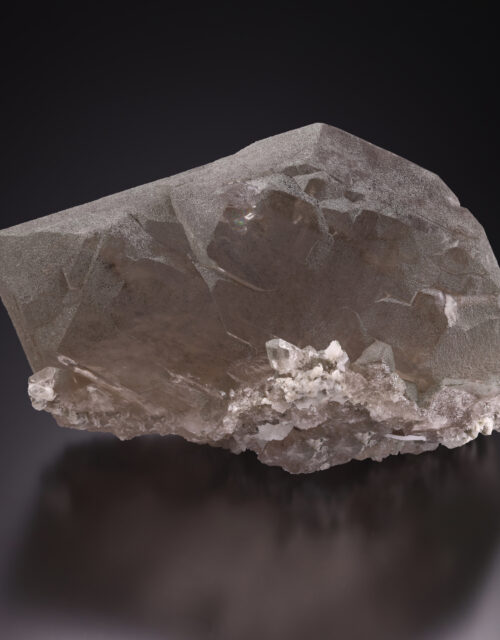 Smoky Quartz (Gwindel): Argentière Glacier, Chamonix, Haute-Savoie, Auvergne-Rhône-Alpes, France
