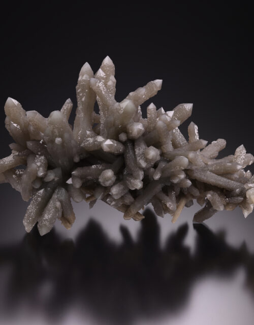 Quartz (Prase): Huanggang Mines, Chifeng, Hexigten Banner, Inner Mongolia, China