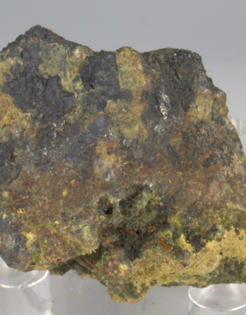 Parsonsite, Uranophane, Uraninite: Shinkolobwe Mine, Shinkolobwe, Kambove Territory, Haut-Katanga, DR Congo