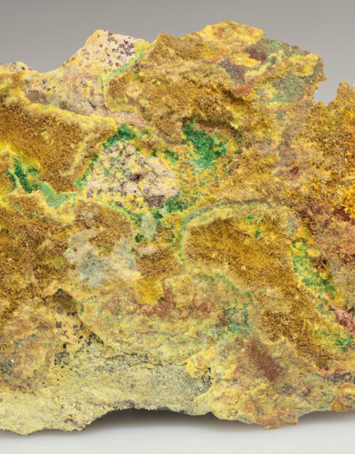 Rutherfordine, Sklodowskite, Malachite, Soddyite: Musonoi Mine, Kolwezi, Mutshatsha, Lualaba, DR Congo