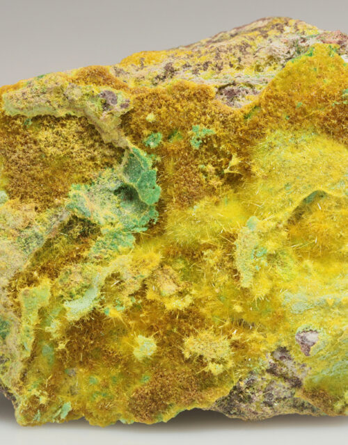 Rutherfordine, Soddyite, Sklodowskite, Malachite:  Musonoi Mine, Kolwezi, Mutshatsha, Lualaba, DR Congo
