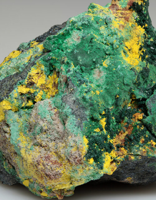 Guilleminite, Vandenbrandeite, Malachite, Digenite: Musonoi Mine, Kolwezi, Mutshatsha, Lualaba, DR Congo
