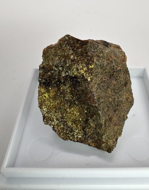 Yingjiangite, Uranophane: La Creusaz U prospect, La Creusaz, Les Marécottes, Salvan, Saint-Maurice, Valais, Switzerland