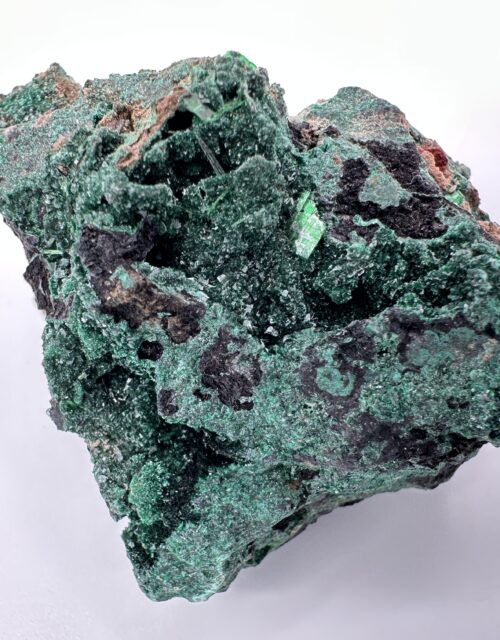 Metatorbernite, Malachite: Musonoi Mine, Kolwezi, Mutshatsha, Lualaba, DR Congo
