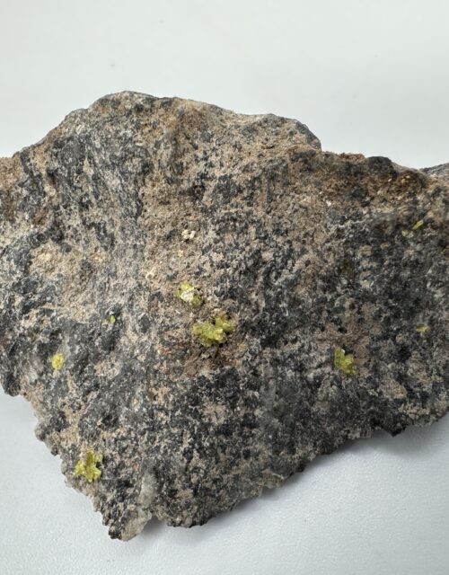 Liebigite: Eliás Mine, Jáchymov, Karlovy Vary District, Karlovy Vary Region, Czech Republic