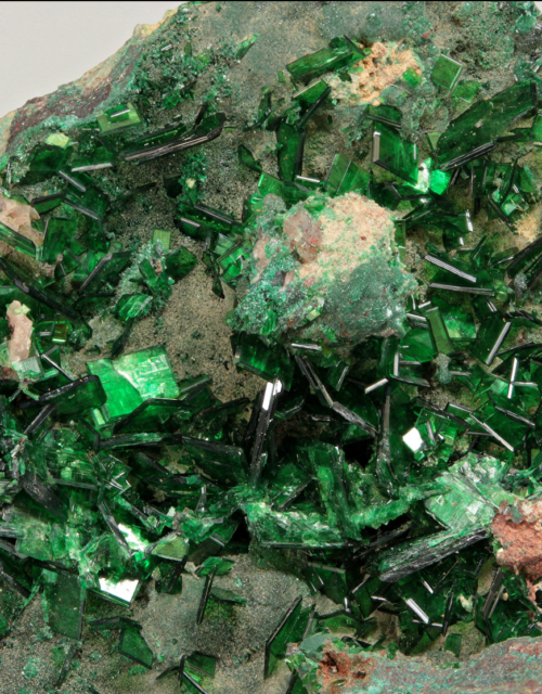 Metatorbernite: Musonoi Mine, Kolwezi, Mutshatsha, Lualaba, DR Congo