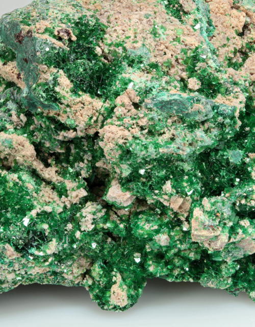 Metatorbernite, Malachite: Musonoi Mine, Kolwezi, Mutshatsha, Lualaba, DR Congo