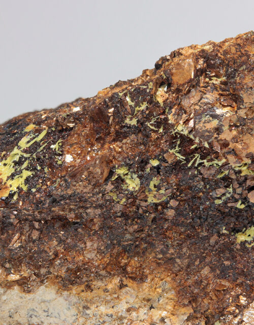 Uranospathite: El Pedregal Mine, La Haba, Badajoz, Extremadura, Spain