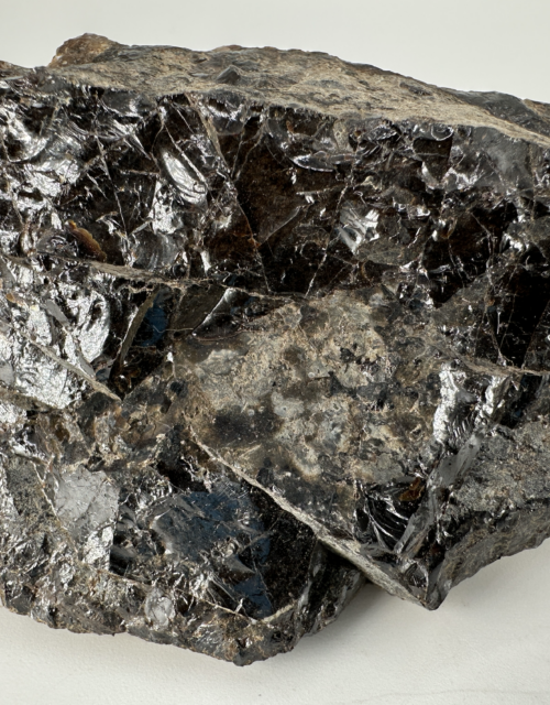 Aeschynite-(Y): Clora May Pegmatite, Trout Creek Pass, Chaffee County, Colorado, USA