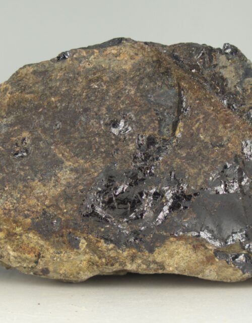 Aeschynite-(Y): Clora May Pegmatite, Trout Creek Pass, Chaffee County, Colorado, USA