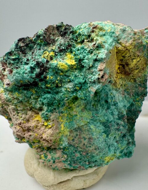 Guilleminite, Derriksite, Malachite: Musonoi Mine, Kolwezi, Mutshatsha, Lualaba, DR Congo