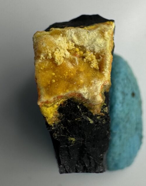 Studtite, Uraninite: Shinkolobwe Mine, Shinkolobwe, Haut-Katanga, DR Congo