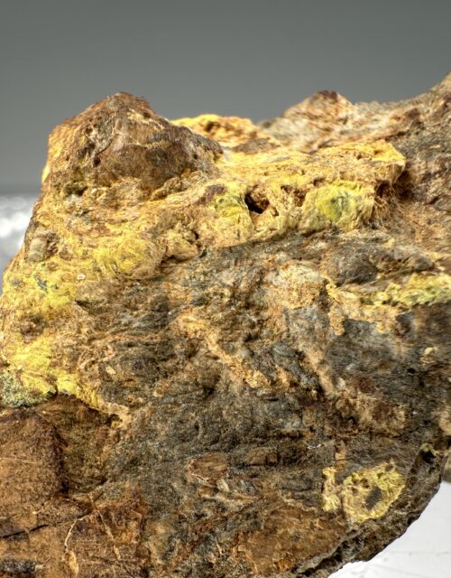 Becquerelite, Uranophane, Uraninite: Wölsendorf, Schwarzach bei Nabburg, Schwandorf District, Upper Palatinate, Bavaria, Germany