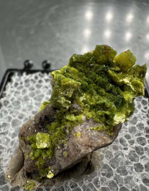 Autunite: Saint-Symphorien-de-Marmagne Mine, Autun, Saône-et-Loire, Bourgogne-Franche-Comté, France