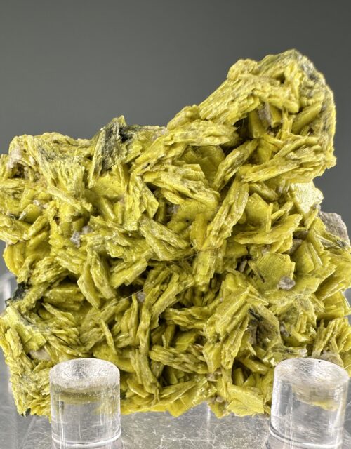 Autunite: Daybreak Mine, Mount Kit Carson, Spokane County, Washington, USA