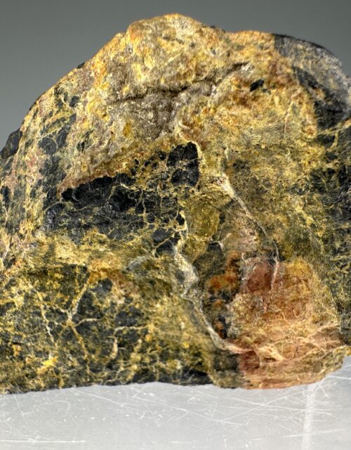 Uraninite var. Pitchblende, Uranophane: El Sherana mine, South Alligator River, West Arnhem Region, Northern Territory, Australia