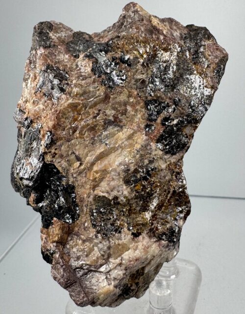 Uranopyrochlore, Calcite: MacDonald Mine, Monteagle Township, Hastings County, Ontario, Canada