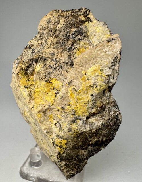 Uranophane, Uraninite: Ruggles Mine, Grafton, Grafton County, New Hampshire, USA