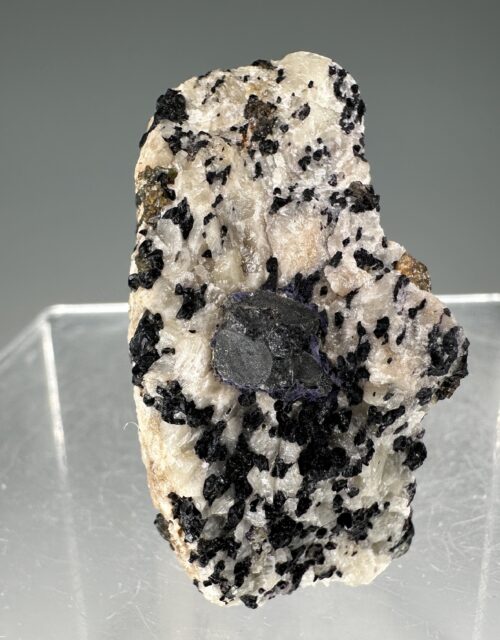 Uraninite: Wilberforce area, Monmouth Township, Highlands East Township, Haliburton County, Ontario, Canada