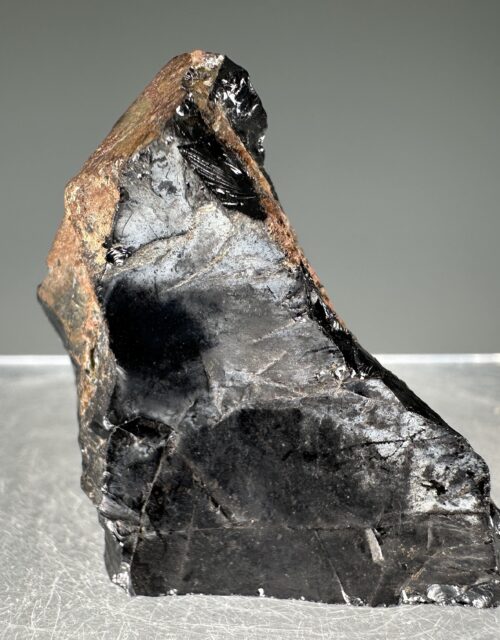 Samarskite-(Y): Platt Pegmatite, Big Creek pegmatite District, Carbon County, Wyoming, USA