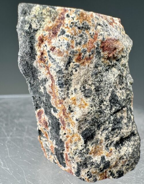 Uraninite var. Pitchblende: Pipe No. 3, Hack Canyon Mine, Hack Canyon, Mohave County, Arizona, USA