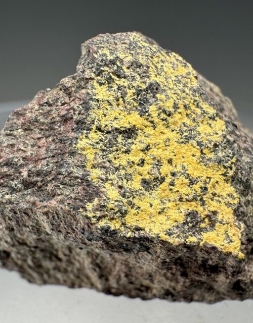 Kasolite: Duranium claims, Tyndall Mining District, Santa Cruz County, Arizona, USA