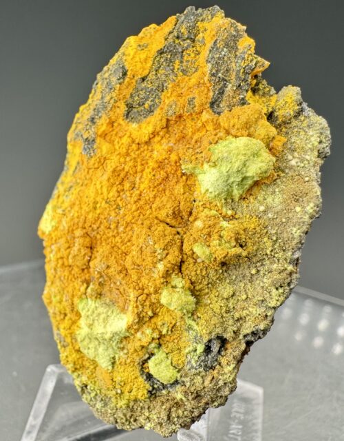 Zippeite, Johannite: Happy Jack Mine, White Canyon Mining District, San Juan County, Utah, USA