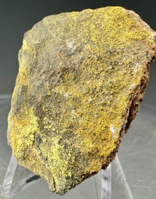 Liebigite: Black Ape Mine, Thompsons Mining District, Grand County, Utah, USA