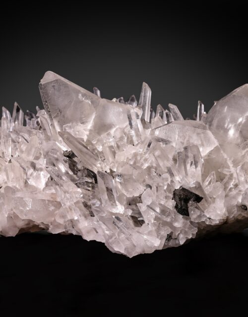 Quartz (Japan-Law twinned), Arsenopyrite, Sphalerite: Kami Mine, Ayopaya Province, Cochabamba, Bolivia