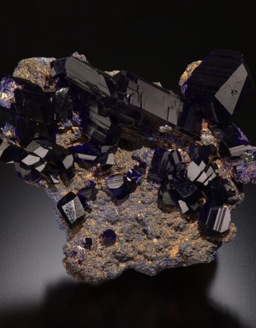Azurite: Touissit, Touissit-Bou Beker mining district, Jerada Province, Oriental Region, Morocco
