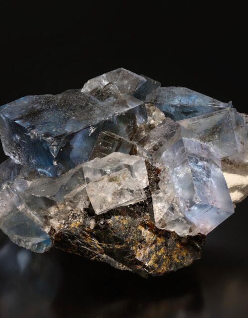 Fluorite, Sphalerite, Baryte: Minerva #1 mine, Cave-in-Rock, Hardin County, Illinois, USA