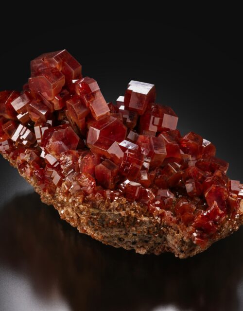 Vanadinite: ACF Mine, Mibladen, Aït Oufella Caïdat, Midelt Cercle, Midelt Province, Drâa-Tafilalet Region, Morocco