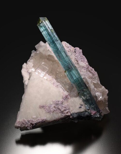 Elbaite Tourmaline, Albite, Lepidolite: Proud Pocket, Pederneira mine, São José da Safira, Minas Gerais, Brazil