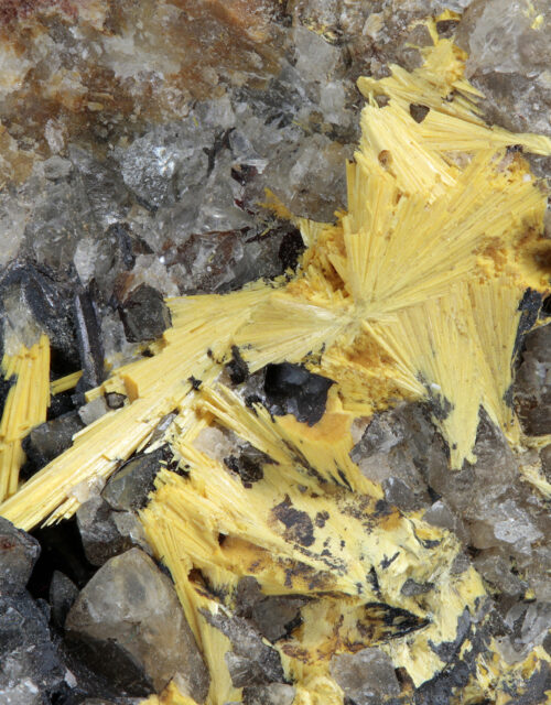 Boltwoodite: Goanikontes Claim, Goanikontes, Arandis Constituency, Erongo Region, Namibia