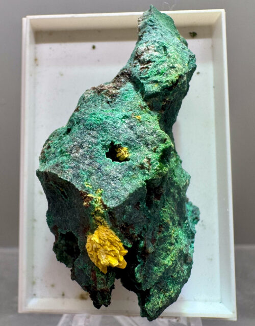 Kasolite ps. Desmesmsaekerite: Musonoi Mine, Kolwezi, Mutshatsha, Lualaba, DR Congo