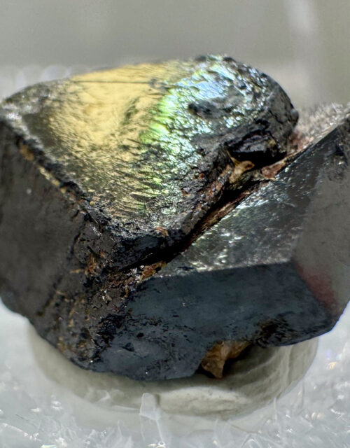 Uraninite: Swamp #1 Quarry, Topsham, Sagadahoc County, Maine, USA
