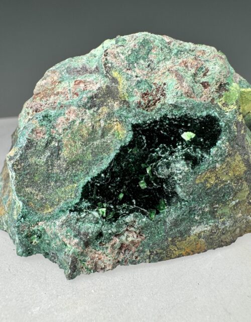 Uranophane, Malachite, Metatorbernite