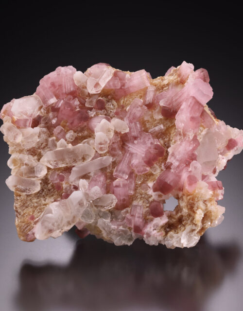 Elbaite Tourmaline, Quartz, Muscovite
